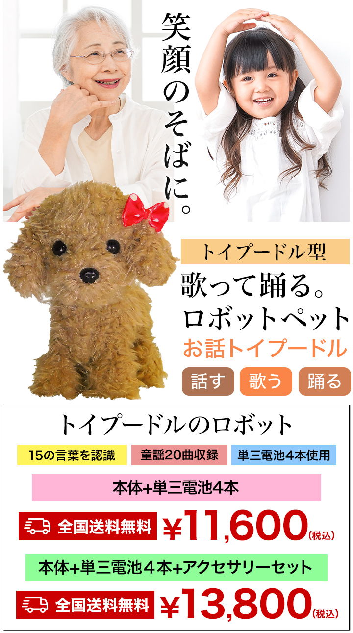 お話しトイプードル 歌って踊れる ふわふわトイプードル プードル